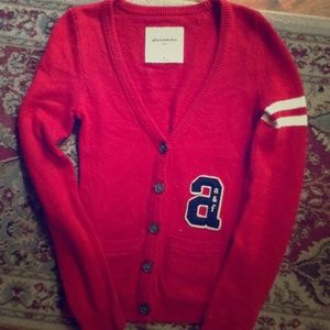 Girls Abercrombie Lettermen Sweater